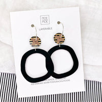 Moe Moe -Ahoy Kiss Organic Circle Hoop Earring